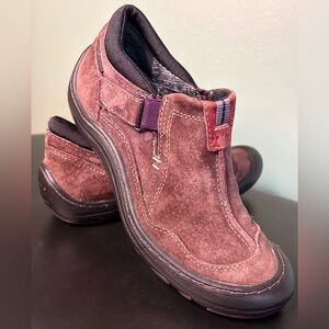 Privo by Clark’s Waterproof Suede Round Toe Walking Shoes w Soleassage Footbed